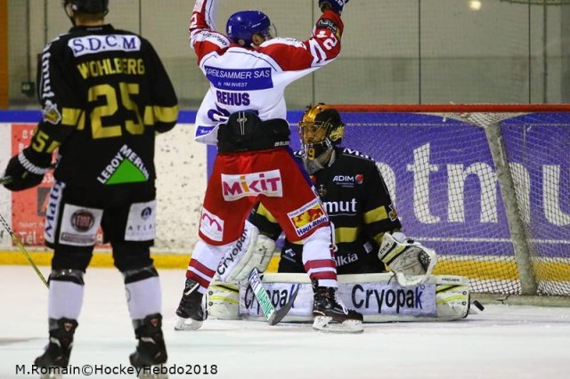 Photo hockey match Rouen - Mulhouse le 05/01/2018