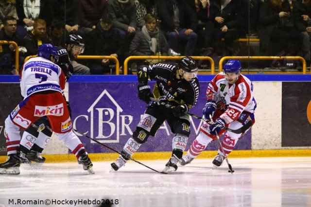 Photo hockey match Rouen - Mulhouse le 05/01/2018