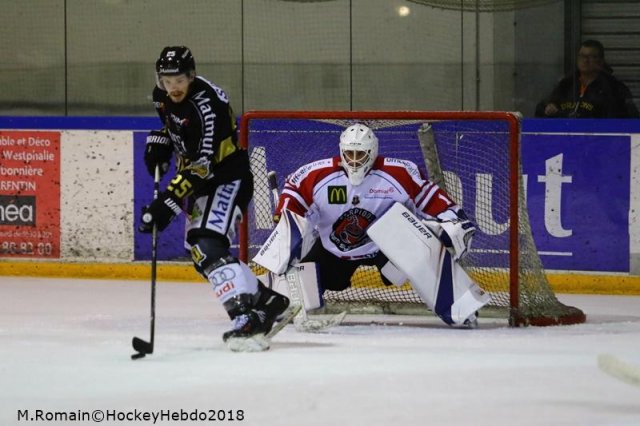Photo hockey match Rouen - Mulhouse le 05/01/2018