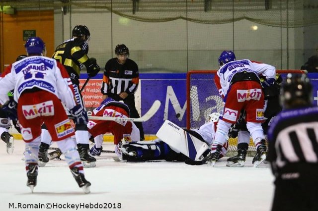 Photo hockey match Rouen - Mulhouse le 05/01/2018