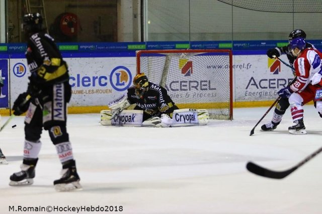 Photo hockey match Rouen - Mulhouse le 05/01/2018