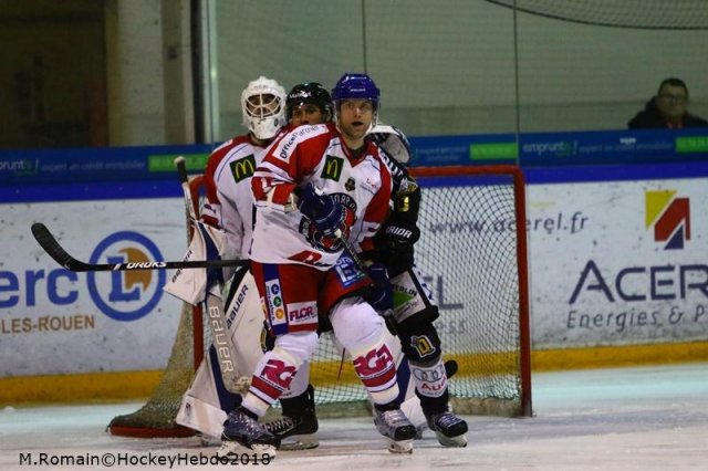 Photo hockey match Rouen - Mulhouse le 05/01/2018