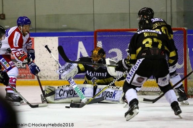 Photo hockey match Rouen - Mulhouse le 05/01/2018