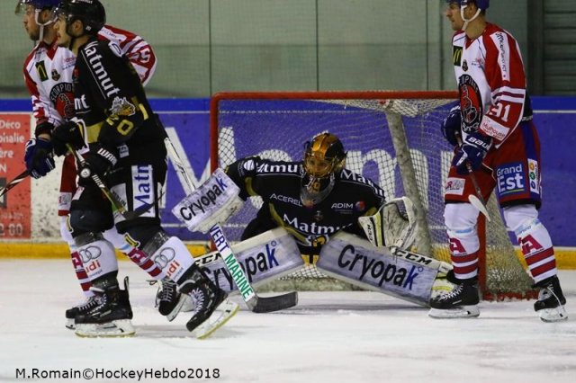Photo hockey match Rouen - Mulhouse le 05/01/2018