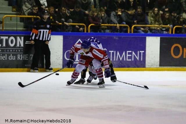 Photo hockey match Rouen - Mulhouse le 05/01/2018
