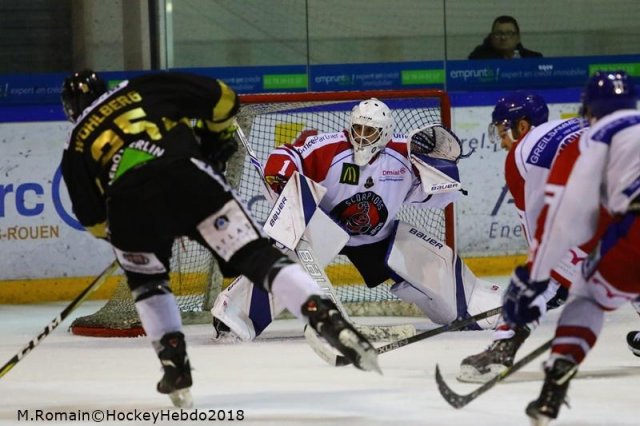 Photo hockey match Rouen - Mulhouse le 05/01/2018