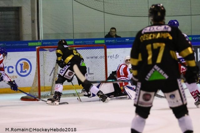Photo hockey match Rouen - Mulhouse le 05/01/2018
