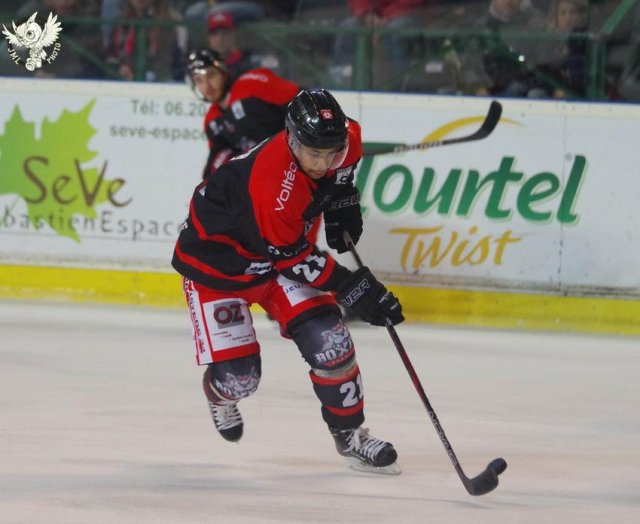 Photo hockey match Bordeaux - Mulhouse le 03/01/2018