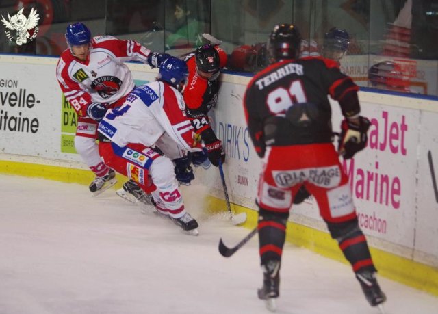 Photo hockey match Bordeaux - Mulhouse le 03/01/2018