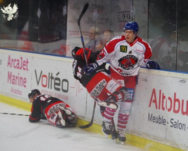 Photo hockey match Bordeaux - Mulhouse le 03/01/2018