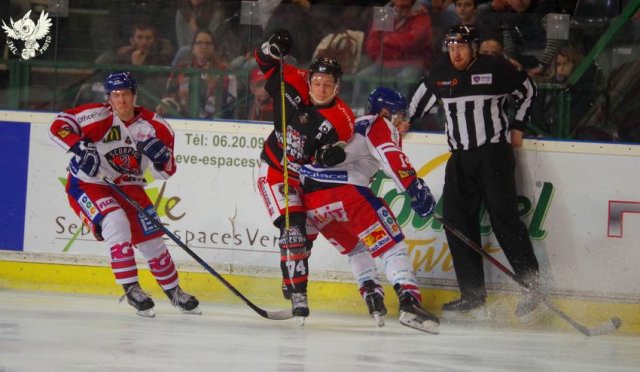 Photo hockey match Bordeaux - Mulhouse le 03/01/2018