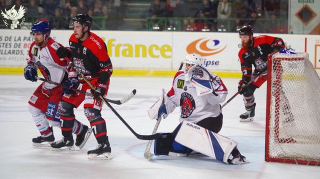 Photo hockey match Bordeaux - Mulhouse le 03/01/2018