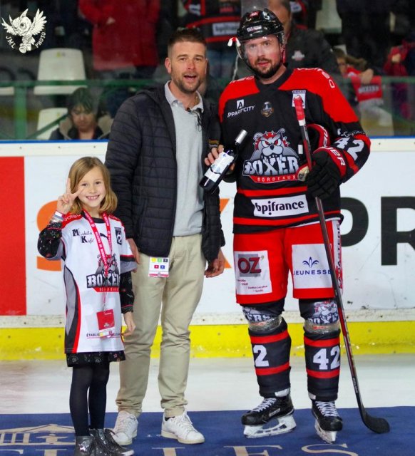 Photo hockey match Bordeaux - Mulhouse le 03/01/2018