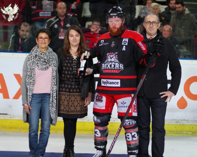 Photo hockey match Bordeaux - Mulhouse le 03/01/2018
