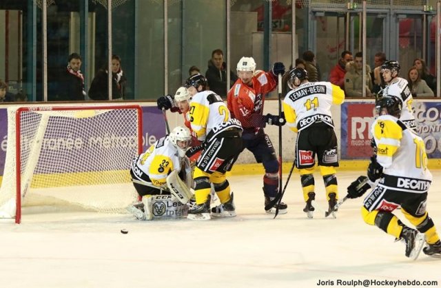 Photo hockey match Montpellier  - Roanne le 06/01/2018