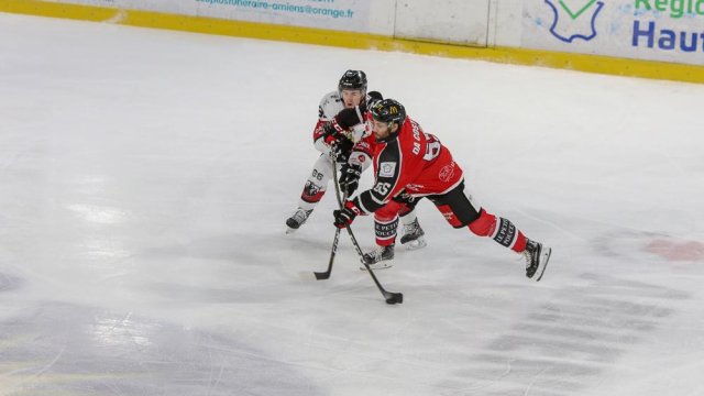 Photo hockey match Amiens  - Chamonix  le 05/01/2018