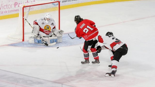Photo hockey match Amiens  - Chamonix  le 05/01/2018