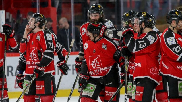 Photo hockey match Amiens  - Chamonix  le 05/01/2018