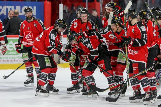 Photo hockey match Amiens  - Chamonix  le 05/01/2018