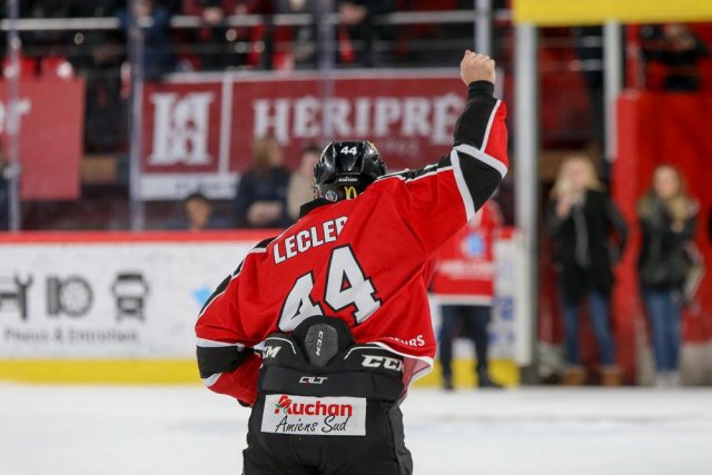 Photo hockey match Amiens  - Chamonix  le 05/01/2018