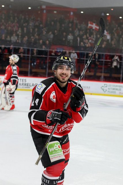 Photo hockey match Amiens  - Chamonix  le 05/01/2018