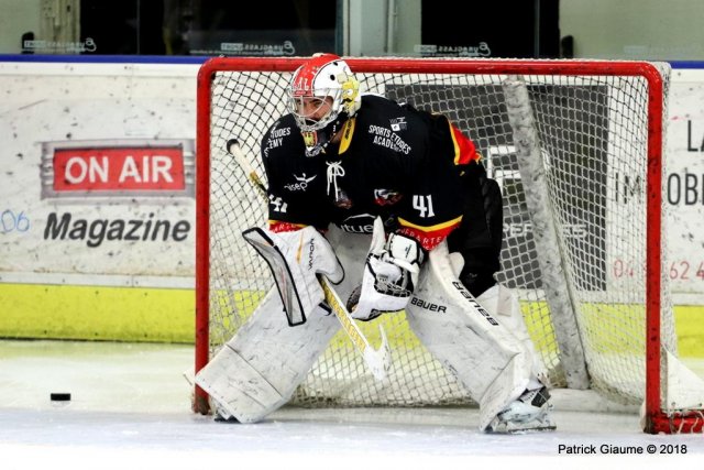 Photo hockey match Nice - Amiens  le 07/01/2018