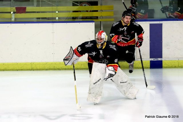 Photo hockey match Nice - Amiens  le 07/01/2018