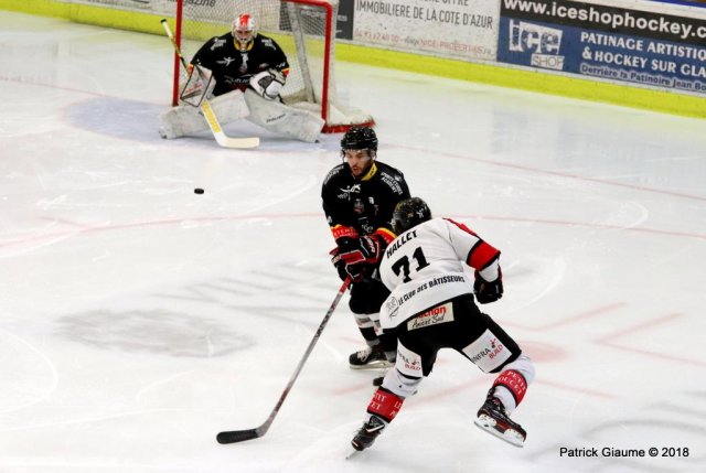 Photo hockey match Nice - Amiens  le 07/01/2018