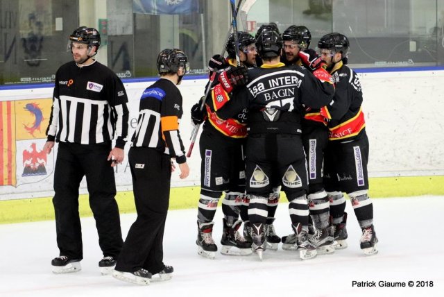 Photo hockey match Nice - Amiens  le 07/01/2018
