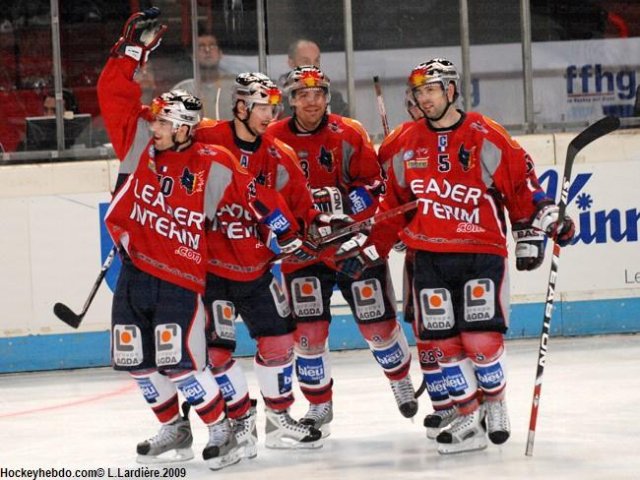 Photo hockey match Grenoble  - Dijon  le 22/02/2009