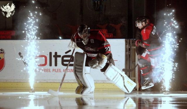 Photo hockey match Bordeaux - Lyon le 09/01/2018