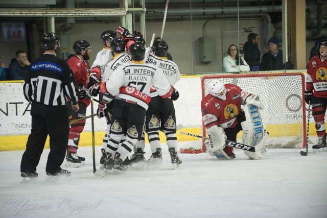 Photo hockey match Chamonix  - Nice le 12/01/2018