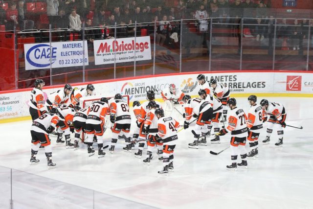 Photo hockey match Amiens  - Epinal  le 12/01/2018