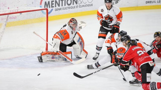 Photo hockey match Amiens  - Epinal  le 12/01/2018
