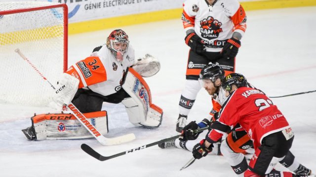 Photo hockey match Amiens  - Epinal  le 12/01/2018