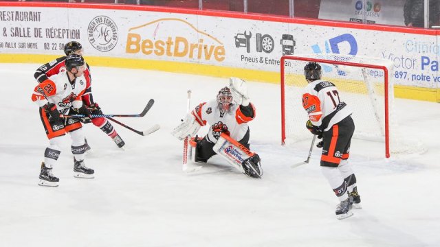 Photo hockey match Amiens  - Epinal  le 12/01/2018