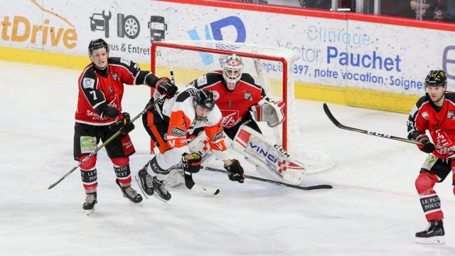 Photo hockey match Amiens  - Epinal  le 12/01/2018