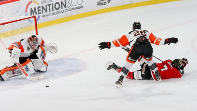 Photo hockey match Amiens  - Epinal  le 12/01/2018