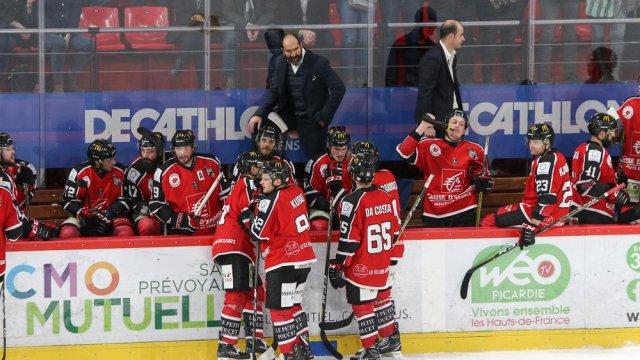 Photo hockey match Amiens  - Epinal  le 12/01/2018