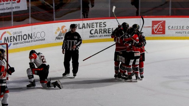 Photo hockey match Amiens  - Epinal  le 12/01/2018