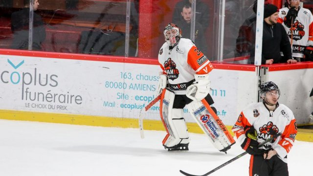 Photo hockey match Amiens  - Epinal  le 12/01/2018