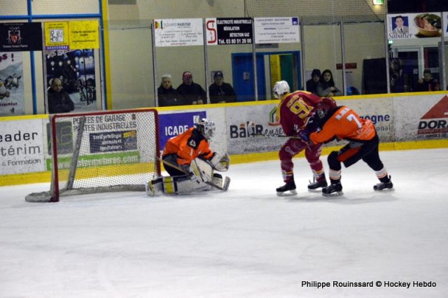 Photo hockey match Dijon  - Boulogne Billancourt le 13/01/2018