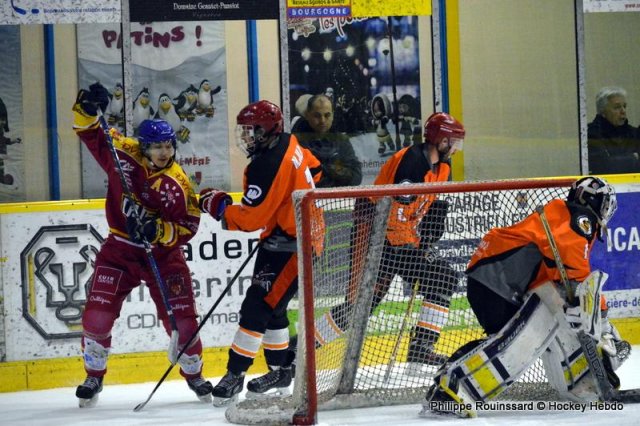 Photo hockey match Dijon  - Boulogne Billancourt le 13/01/2018