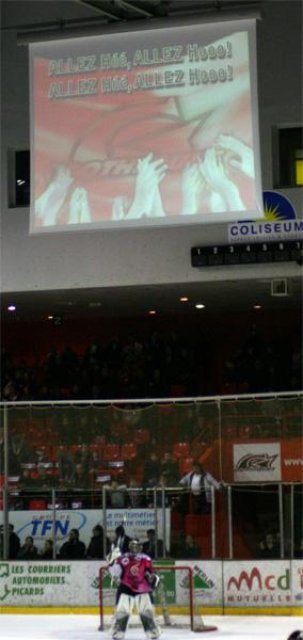 Photo hockey match Amiens  - Dijon  le 27/02/2009