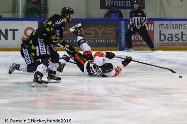 Photo hockey match Rouen - Epinal  le 14/01/2018