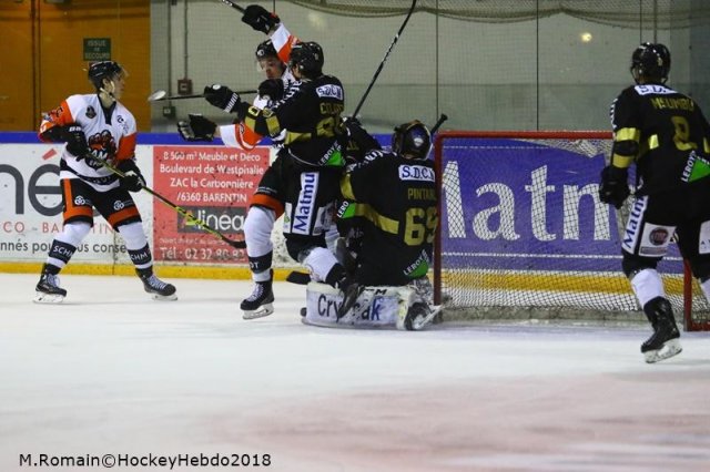 Photo hockey match Rouen - Epinal  le 14/01/2018