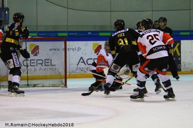 Photo hockey match Rouen - Epinal  le 14/01/2018