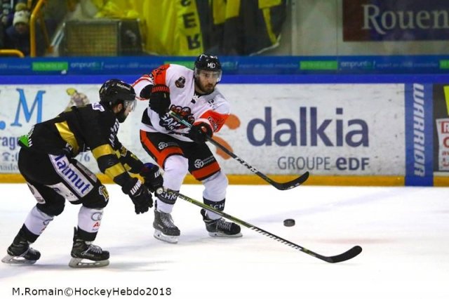 Photo hockey match Rouen - Epinal  le 14/01/2018