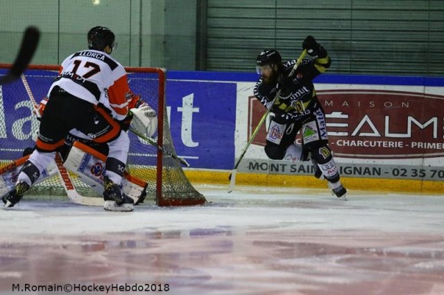 Photo hockey match Rouen - Epinal  le 14/01/2018