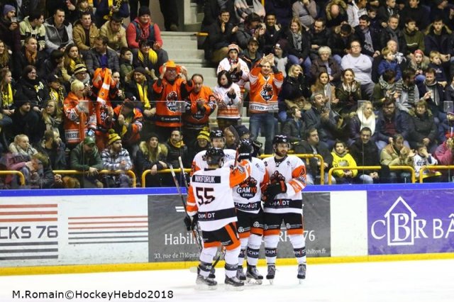 Photo hockey match Rouen - Epinal  le 14/01/2018